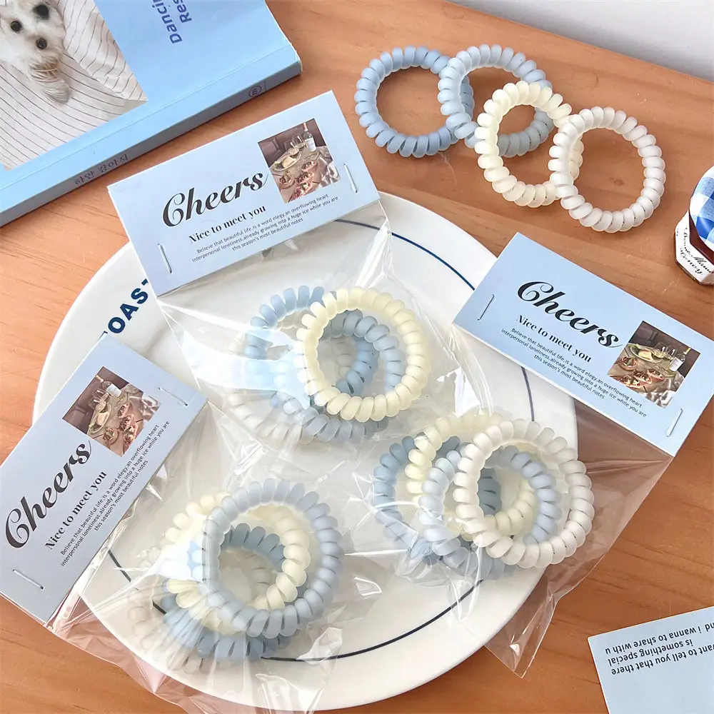Cheers Sea Salt Blue Hair Ring for Girls — feature 28