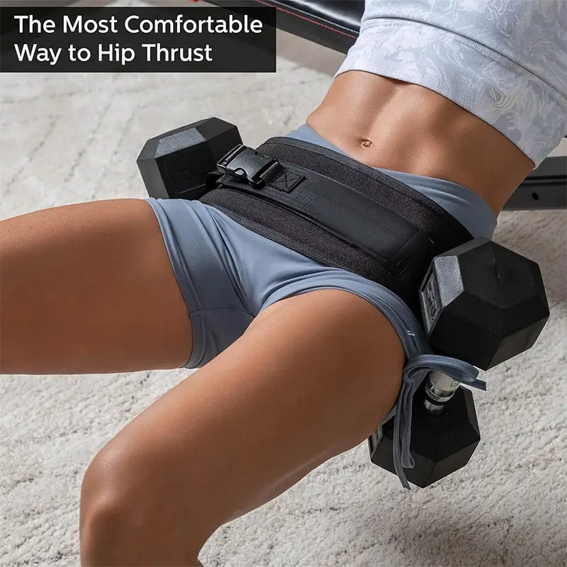 Hip Thrust Belt & Cushions for Home Fitness Training