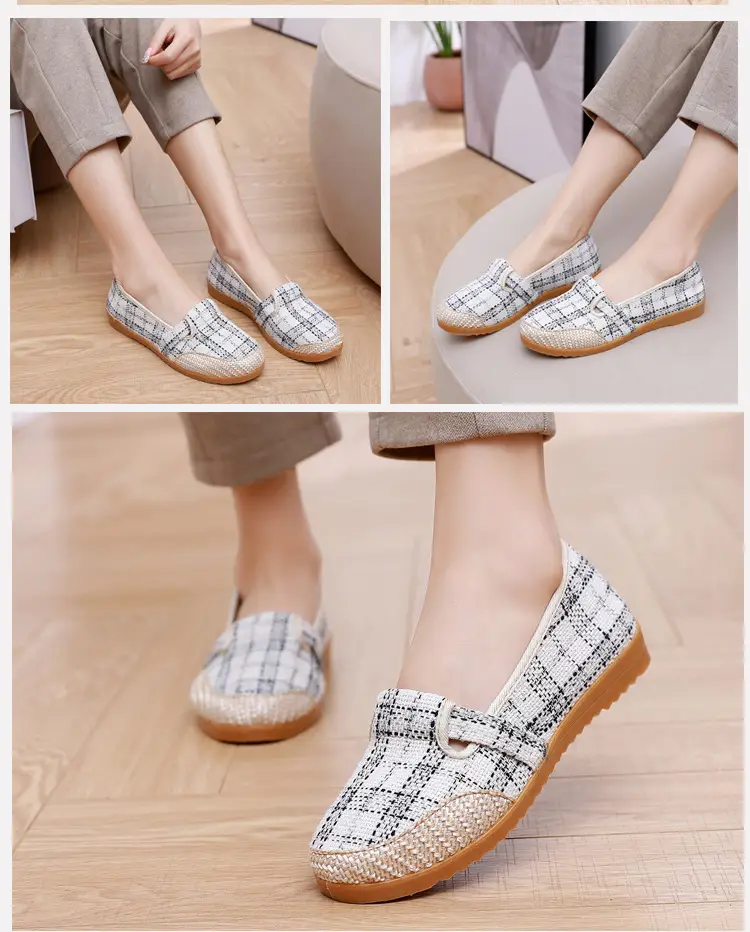 26 New Spring Models of Old Beijing Cloth Shoes with Non-Slip Rubber Soles, Comfortable Women's Shoes for Middle-Aged and Elderly Mothers, Casual Soft-Soled Shoes — feature 10