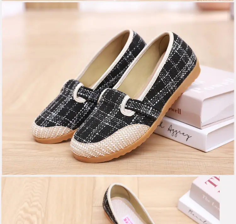 26 New Spring Models of Old Beijing Cloth Shoes with Non-Slip Rubber Soles, Comfortable Women's Shoes for Middle-Aged and Elderly Mothers, Casual Soft-Soled Shoes — feature 14