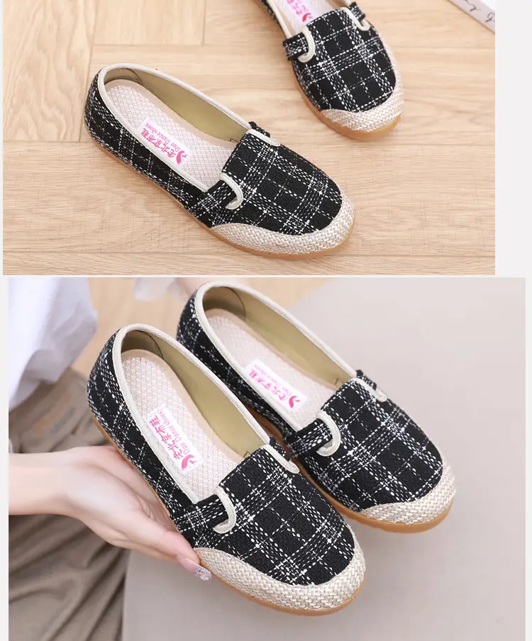 26 New Spring Models of Old Beijing Cloth Shoes with Non-Slip Rubber Soles, Comfortable Women's Shoes for Middle-Aged and Elderly Mothers, Casual Soft-Soled Shoes — feature 15