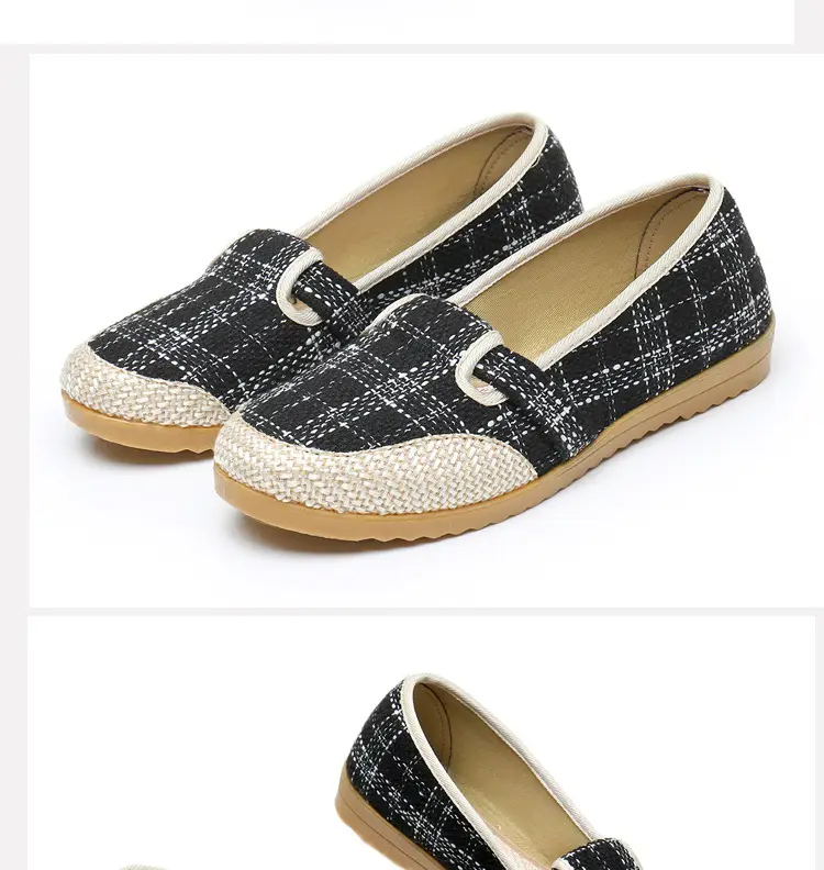 26 New Spring Models of Old Beijing Cloth Shoes with Non-Slip Rubber Soles, Comfortable Women's Shoes for Middle-Aged and Elderly Mothers, Casual Soft-Soled Shoes — feature 17