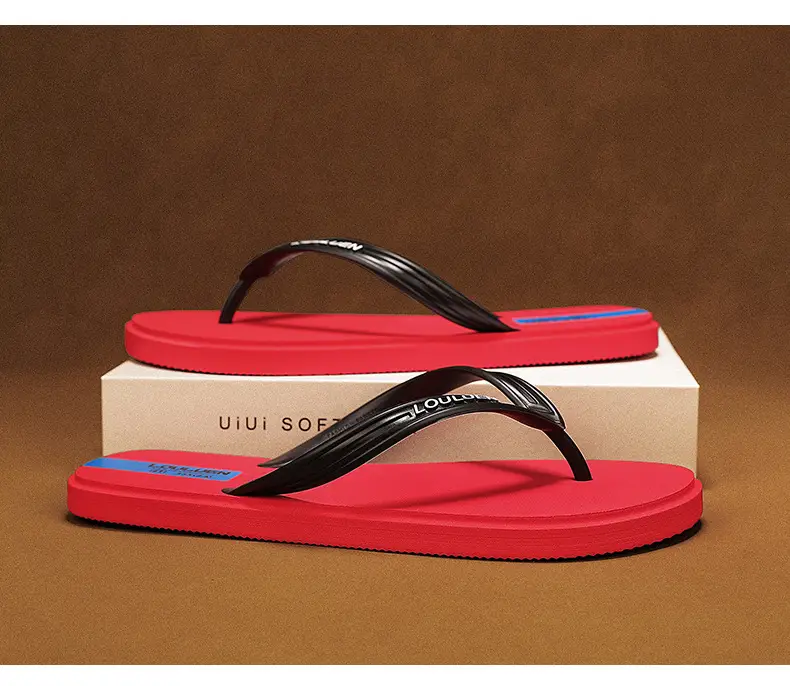 2024 New Men's Blue Korean Style Flip Flops — feature 11
