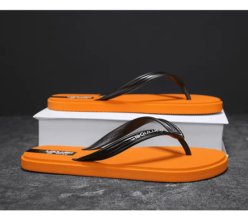 2024 New Men's Blue Korean Style Flip Flops — feature 13