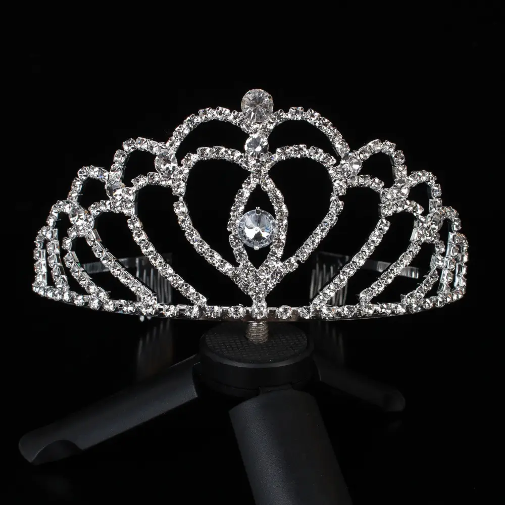 New Rhinestone Big Crown Wedding Dress Accessory — feature 6