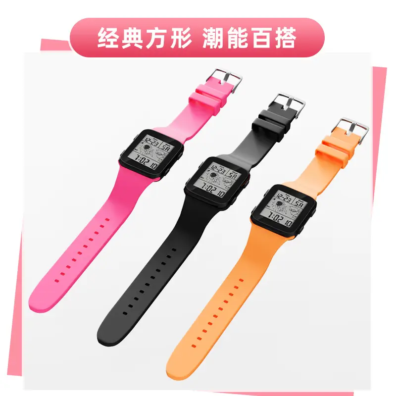 Waterproof Astronaut Sports Watch Black ABS TPU Strap — feature 30