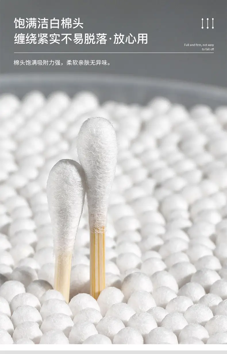 Cotton Swabs 100 Bags Double Headed Makeup Remover — feature 3