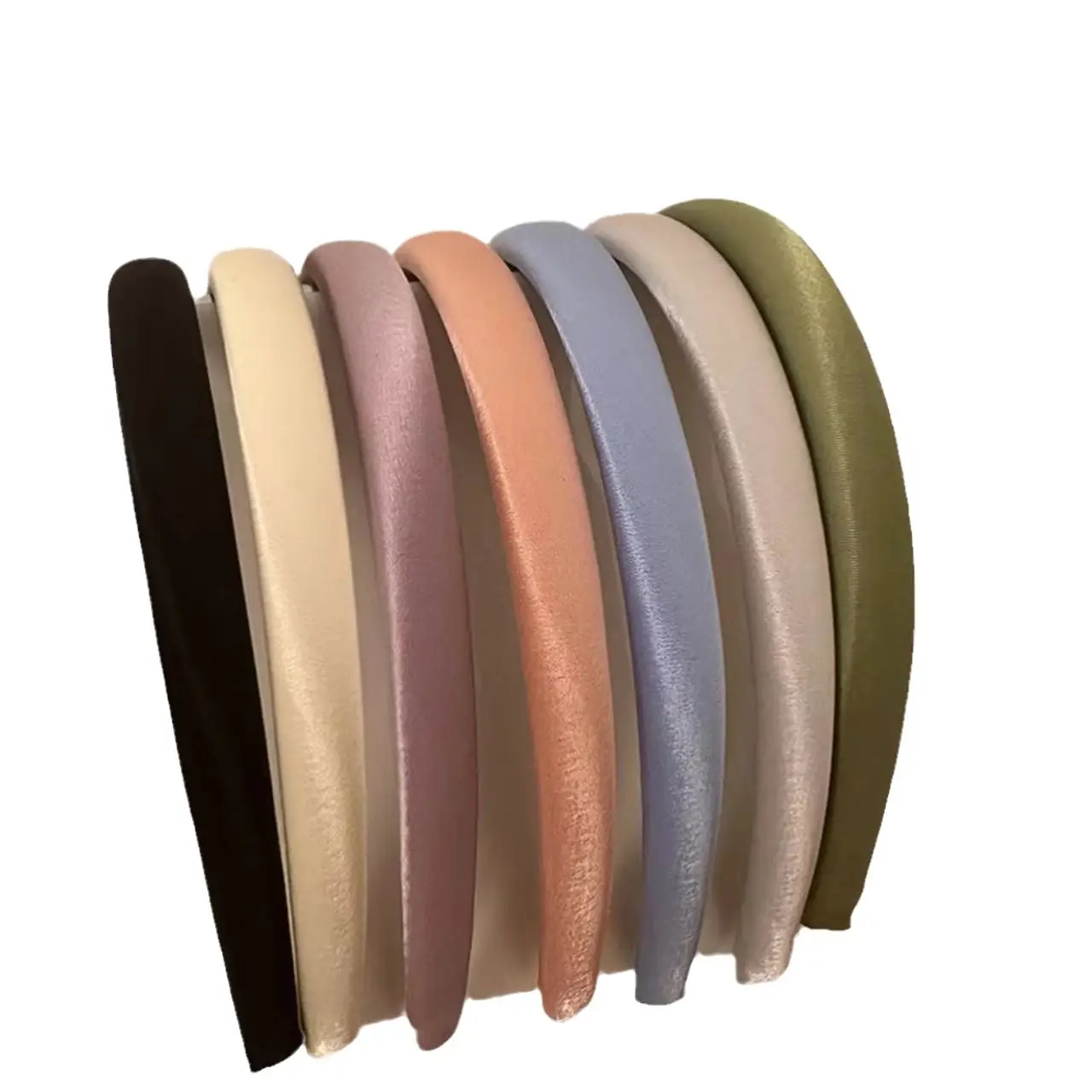 Women's New French Style Satin Hair Hoop Purple - Image 12