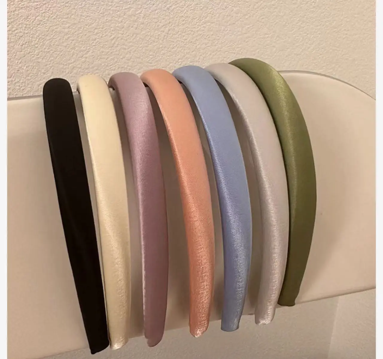 Women's New French Style Satin Hair Hoop Purple — feature 2