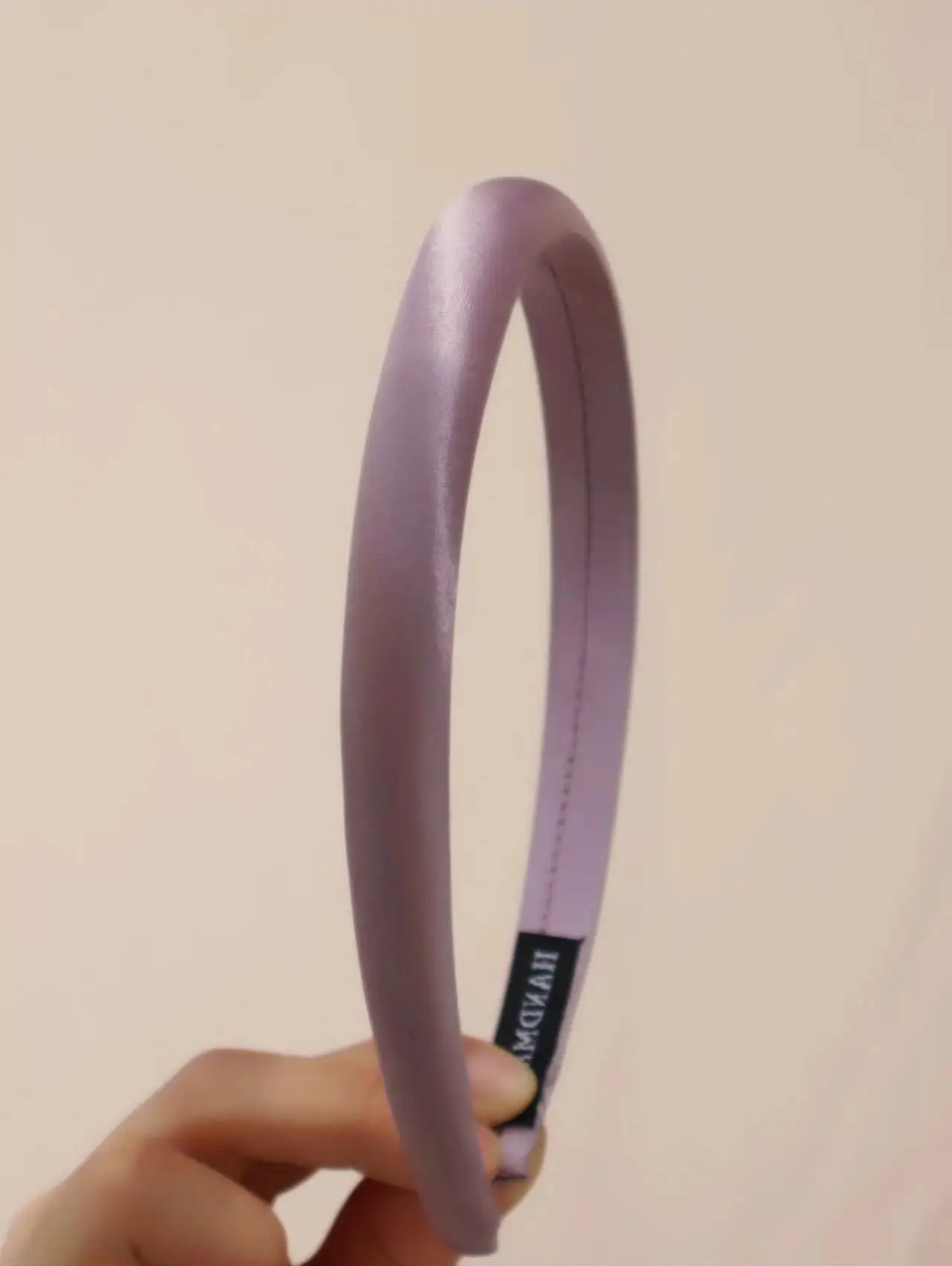 Women's New French Style Satin Hair Hoop Purple - Image 6