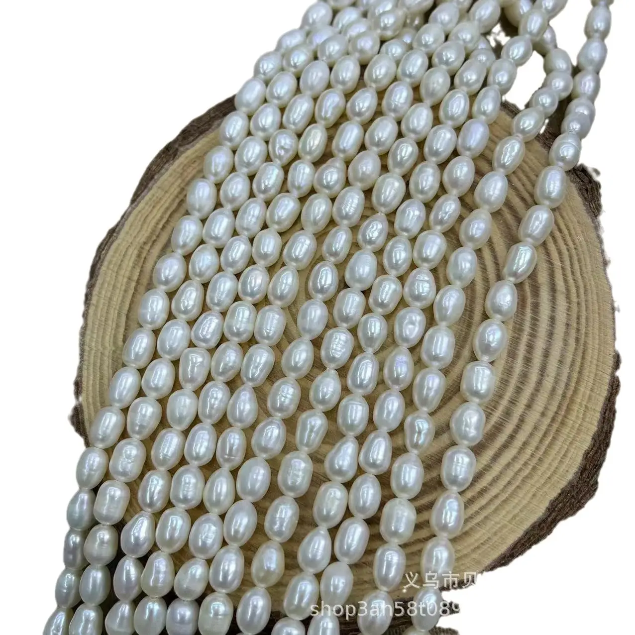 Freshwater Pearl 5-6MM Rice Beads for DIY Necklaces - Image 5