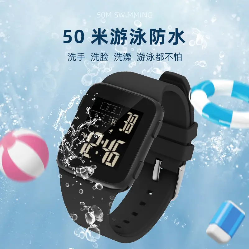 2024 Black Digital Smart Watch for Students & Men - Image 8