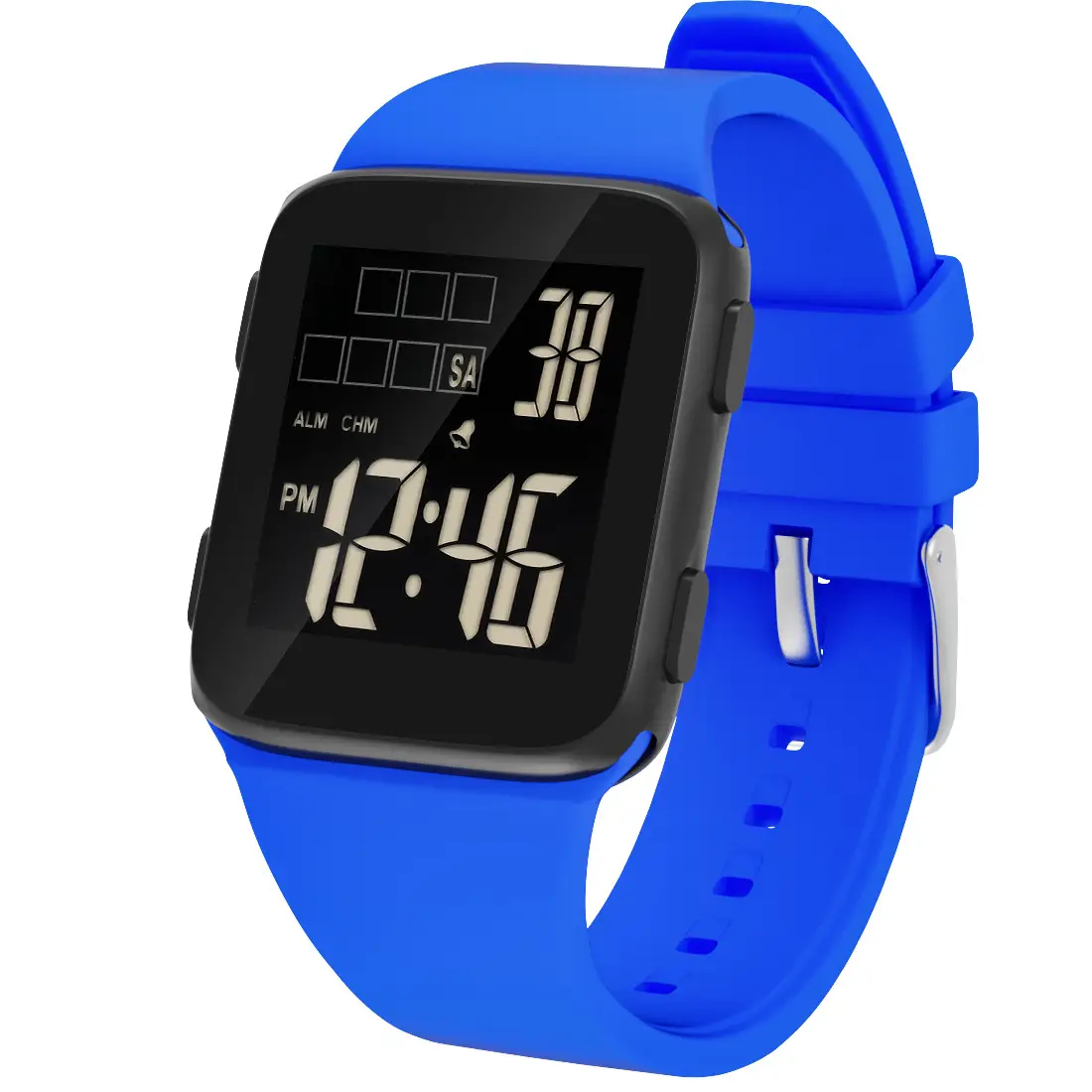 2024 Black Digital Smart Watch for Students & Men - Image 4