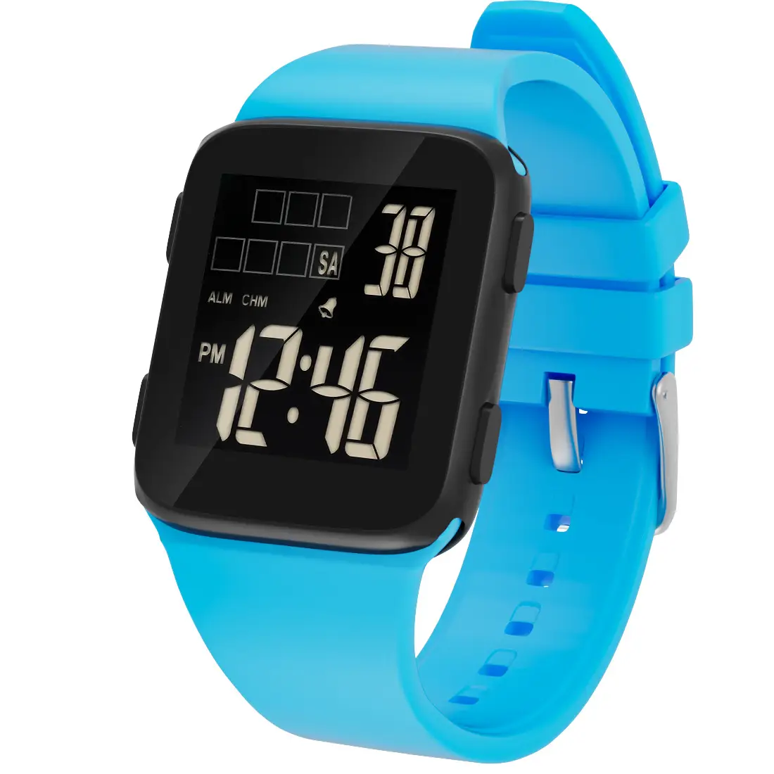 2024 Black Digital Smart Watch for Students & Men - Image 5