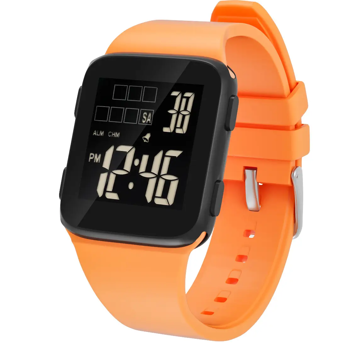 2024 Black Digital Smart Watch for Students & Men - Image 6