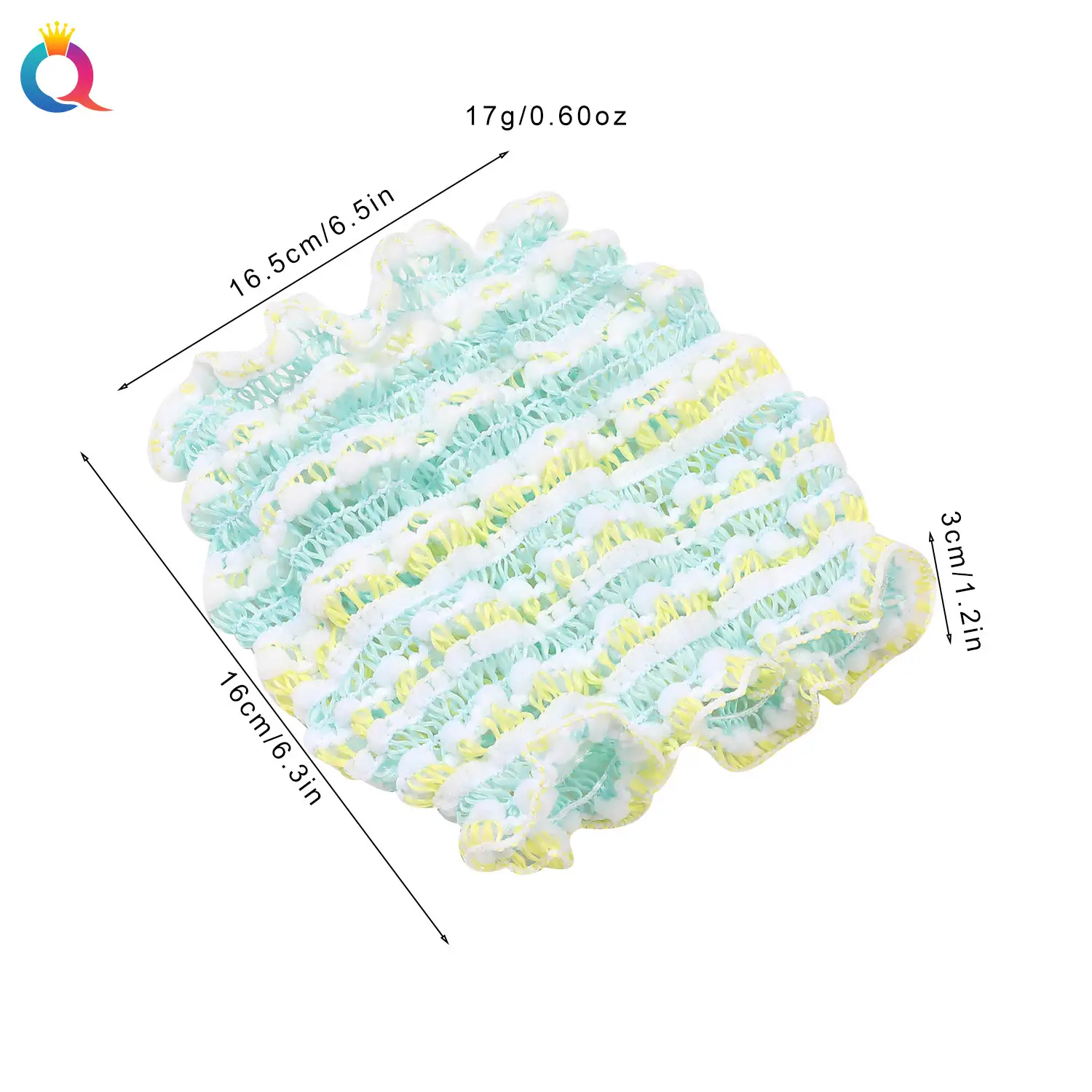 Qiyue Cross-Bound Elastic Hair Band Face Wash Set — feature 22