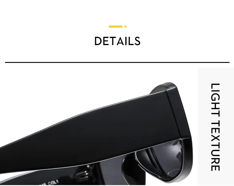 White Korean Style Slim Sunglasses for Men Women β feature 5