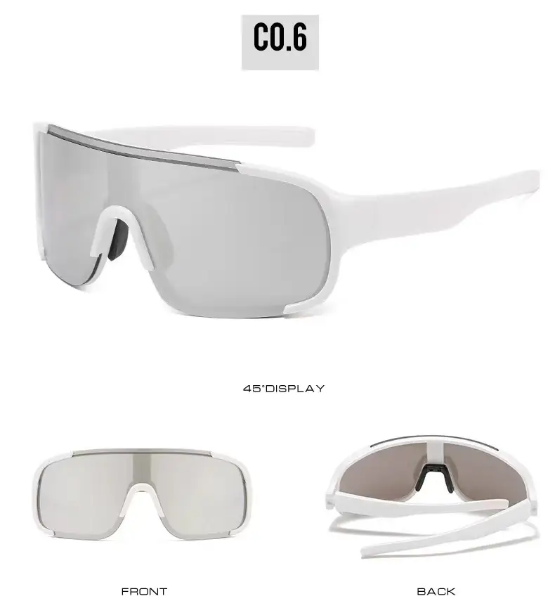 Women Windproof Sunglasses Big Frame Black β feature 12