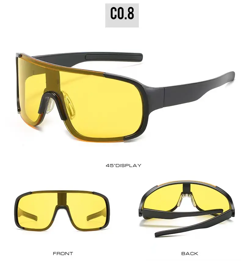 Women Windproof Sunglasses Big Frame Black β feature 13
