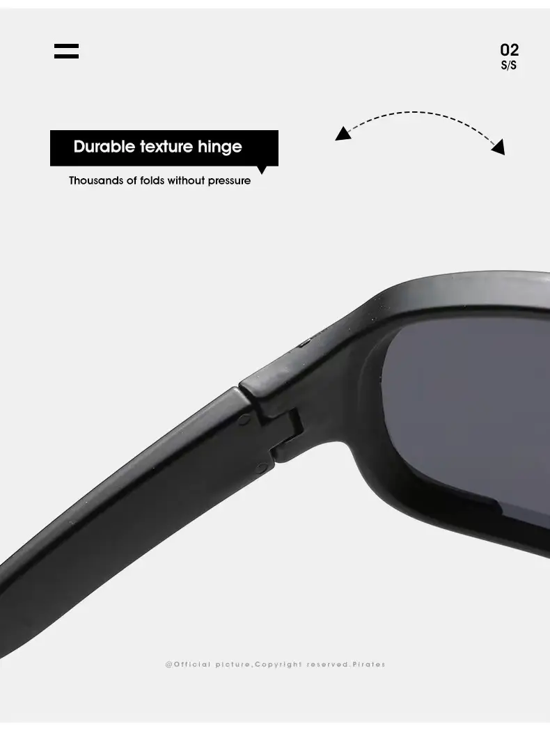 Women Windproof Sunglasses Big Frame Black β feature 17