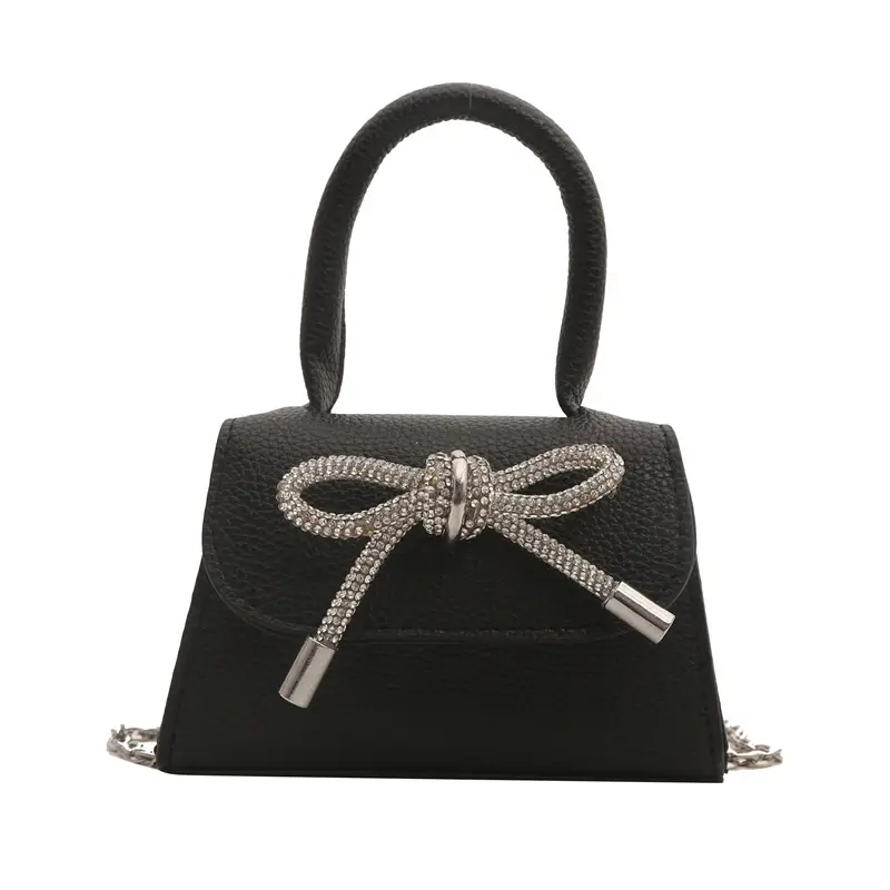 Pink Bow Shoulder Crossbody Bag 2024 Spring New - Image 9