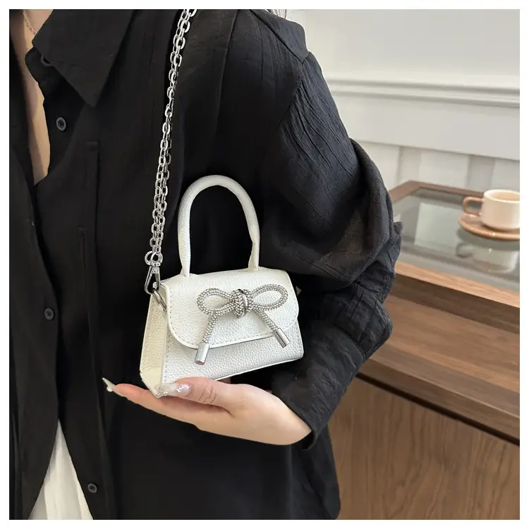 Pink Bow Shoulder Crossbody Bag 2024 Spring New — feature 10
