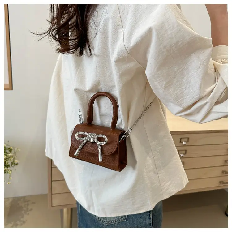 Pink Bow Shoulder Crossbody Bag 2024 Spring New — feature 15