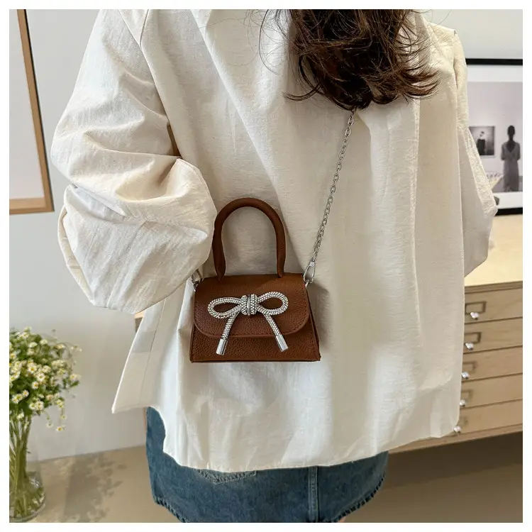 Pink Bow Shoulder Crossbody Bag 2024 Spring New — feature 16