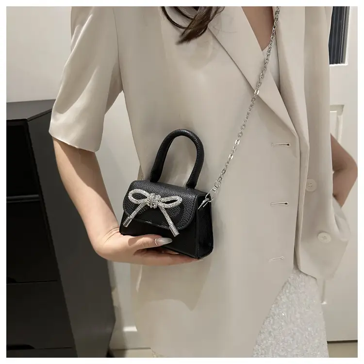 Pink Bow Shoulder Crossbody Bag 2024 Spring New — feature 18