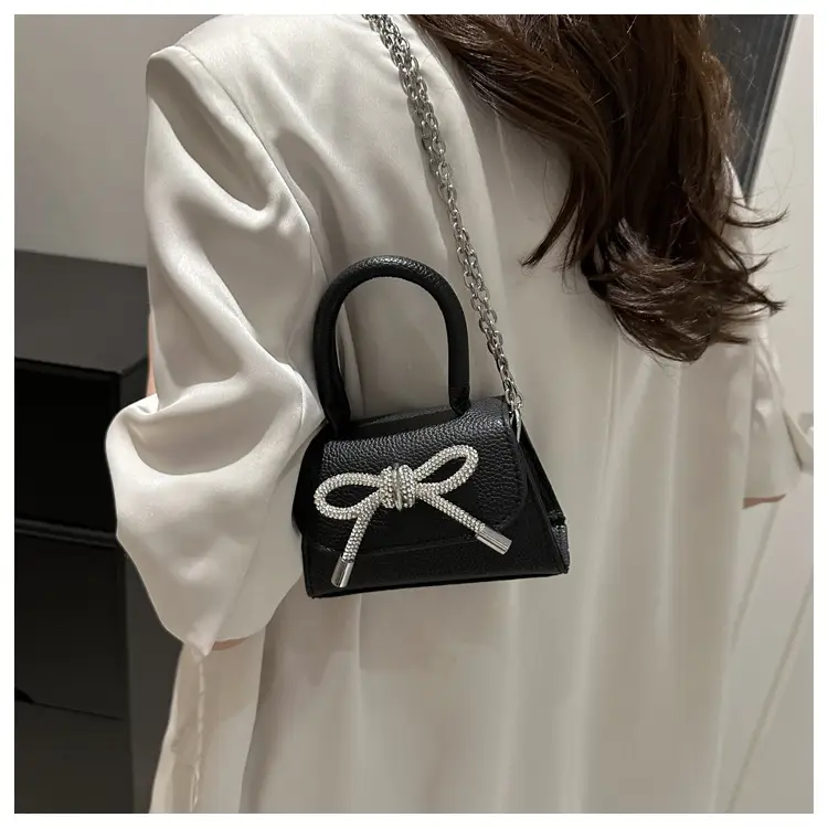 Pink Bow Shoulder Crossbody Bag 2024 Spring New — feature 19