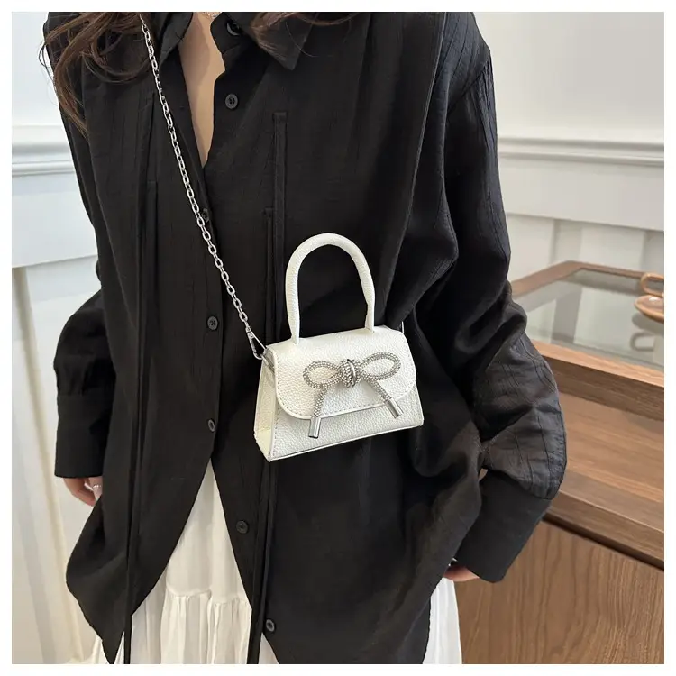 Pink Bow Shoulder Crossbody Bag 2024 Spring New — feature 8