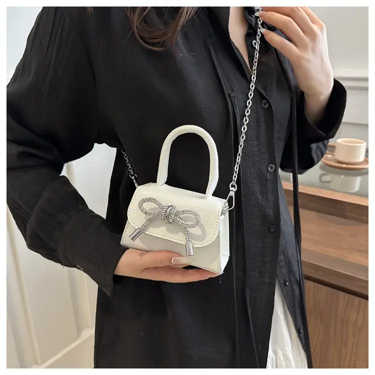 Pink Bow Shoulder Crossbody Bag 2024 Spring New — feature 9
