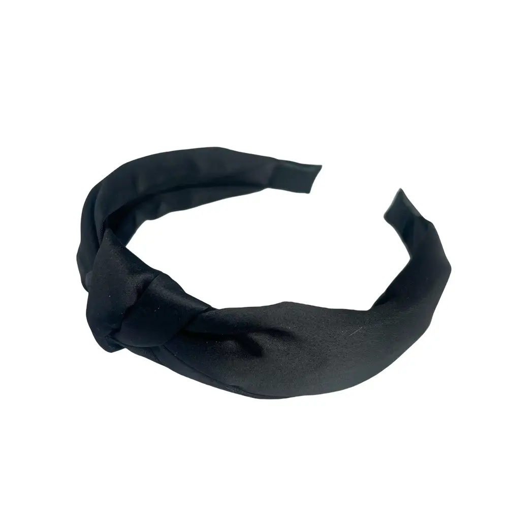 Pink Knotted Satin Headband for Women - Image 18