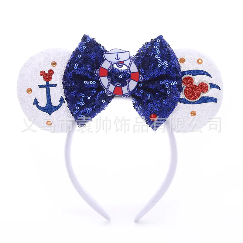 Cross-border Mickey Bow Headbands for Girls Party Accessories — feature 14
