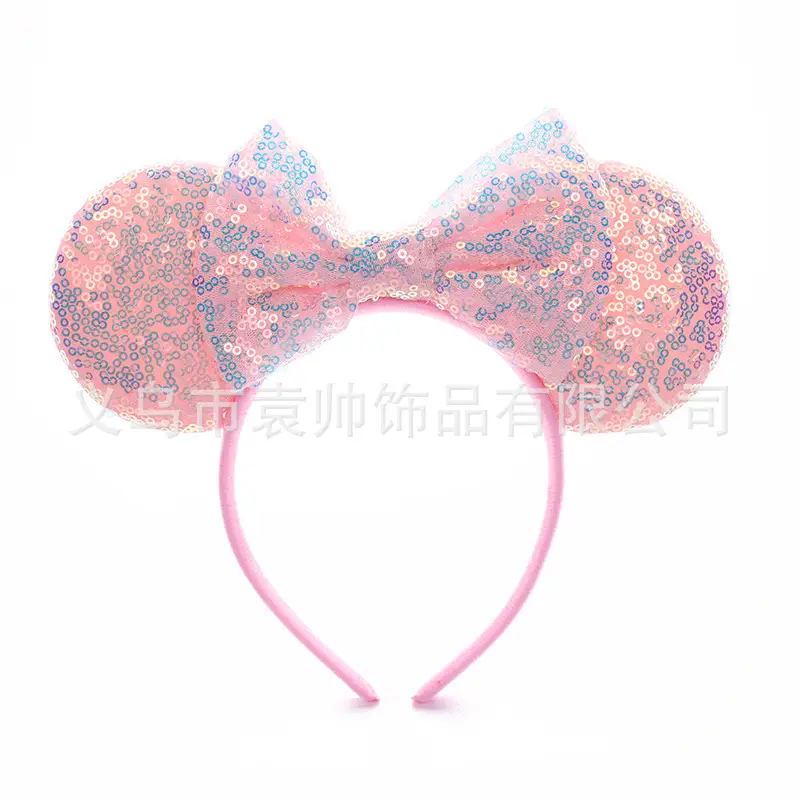 Cross-border Mickey Bow Headbands for Girls Party Accessories — feature 6