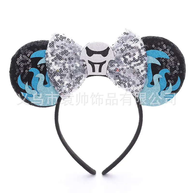 Cross-border Mickey Bow Headbands for Girls Party Accessories — feature 7