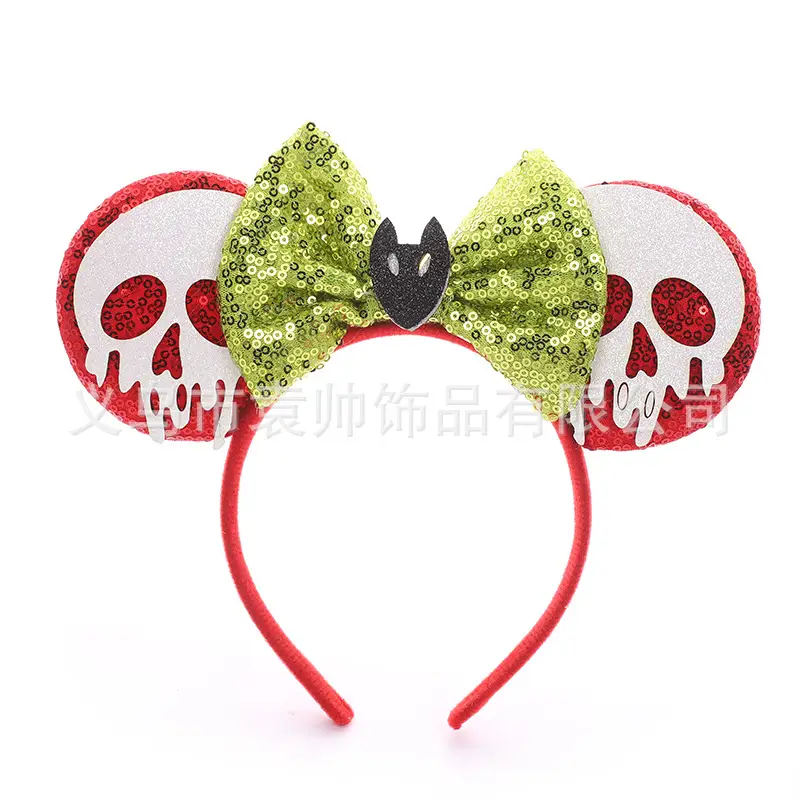 Cross-border Mickey Bow Headbands for Girls Party Accessories