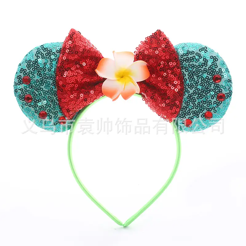 Cross-border Mickey Bow Headbands for Girls Party Accessories