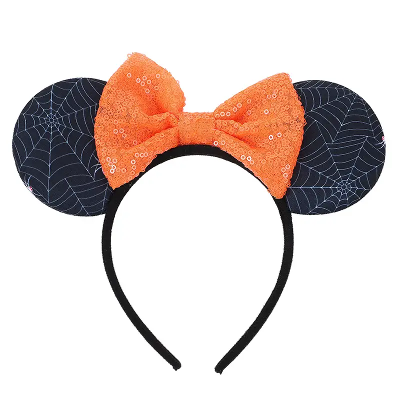 Cross-border Mickey Bow Headbands for Girls Party Accessories