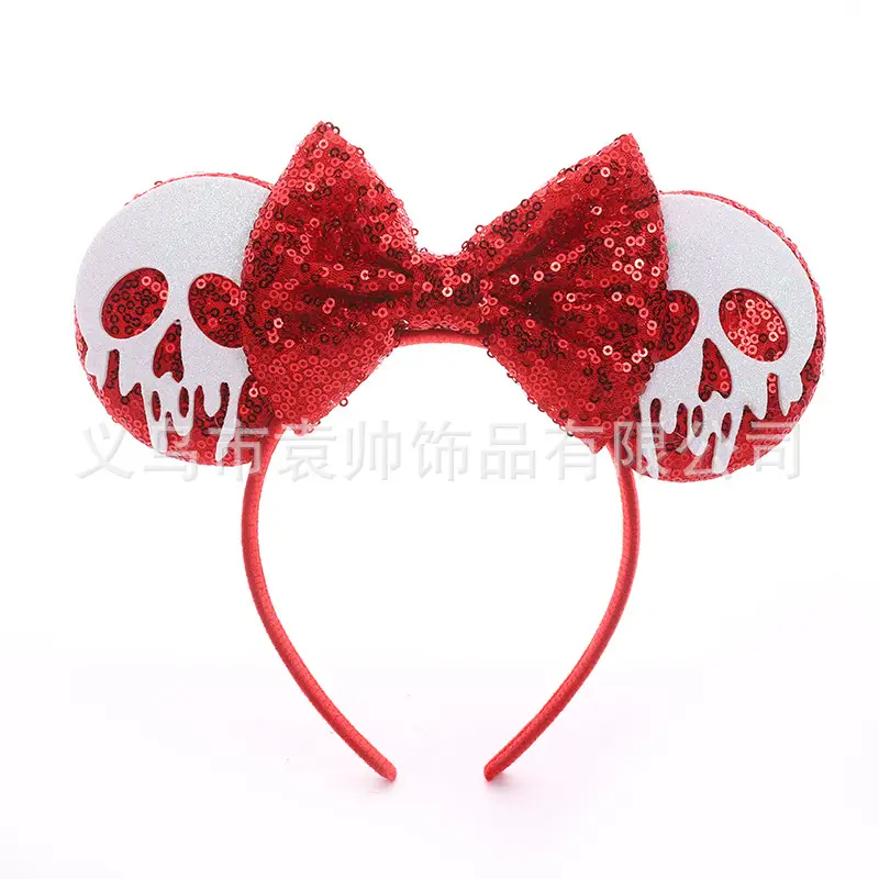 Cross-border Mickey Bow Headbands for Girls Party Accessories