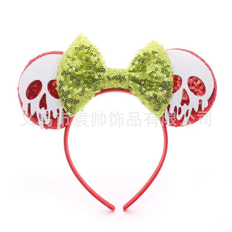 Cross-border Mickey Bow Headbands for Girls Party Accessories