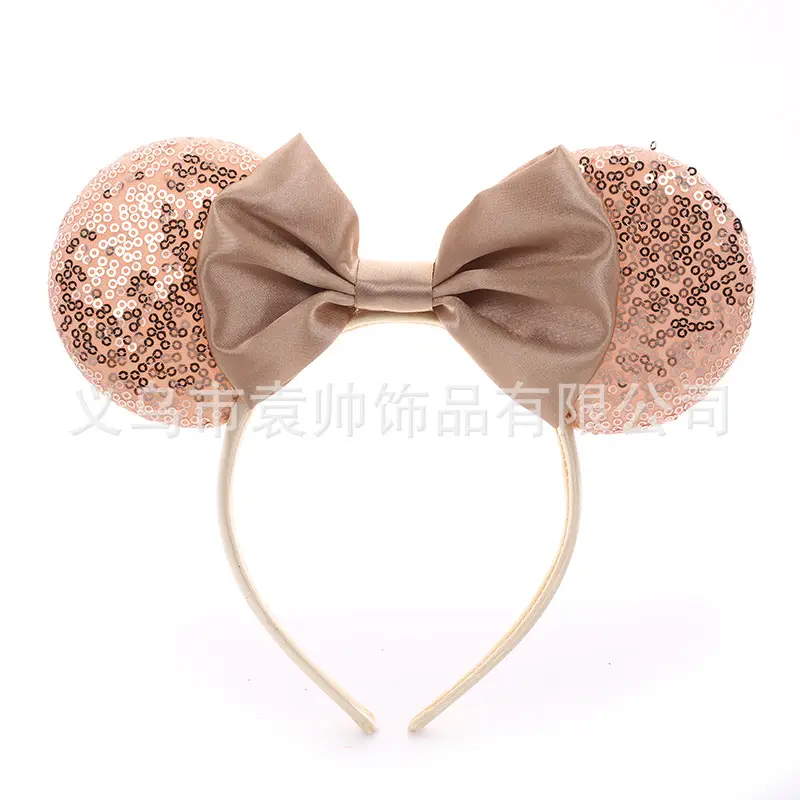 Cross-border Mickey Bow Headbands for Girls Party Accessories