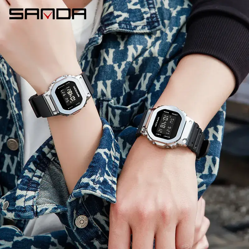 Sanda Cross-Border Electronic Watch for Men Women - Image 6