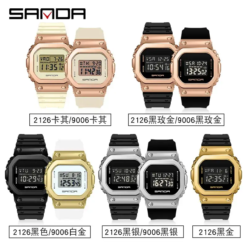 Sanda Cross-Border Electronic Watch for Men Women - Image 8
