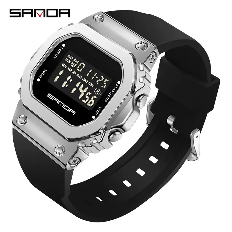 Sanda Cross-Border Electronic Watch for Men Women - Image 3