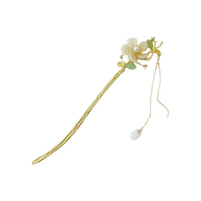 Women's Anticle Tassel Hairpin for Daily Hanfu Cheongsam