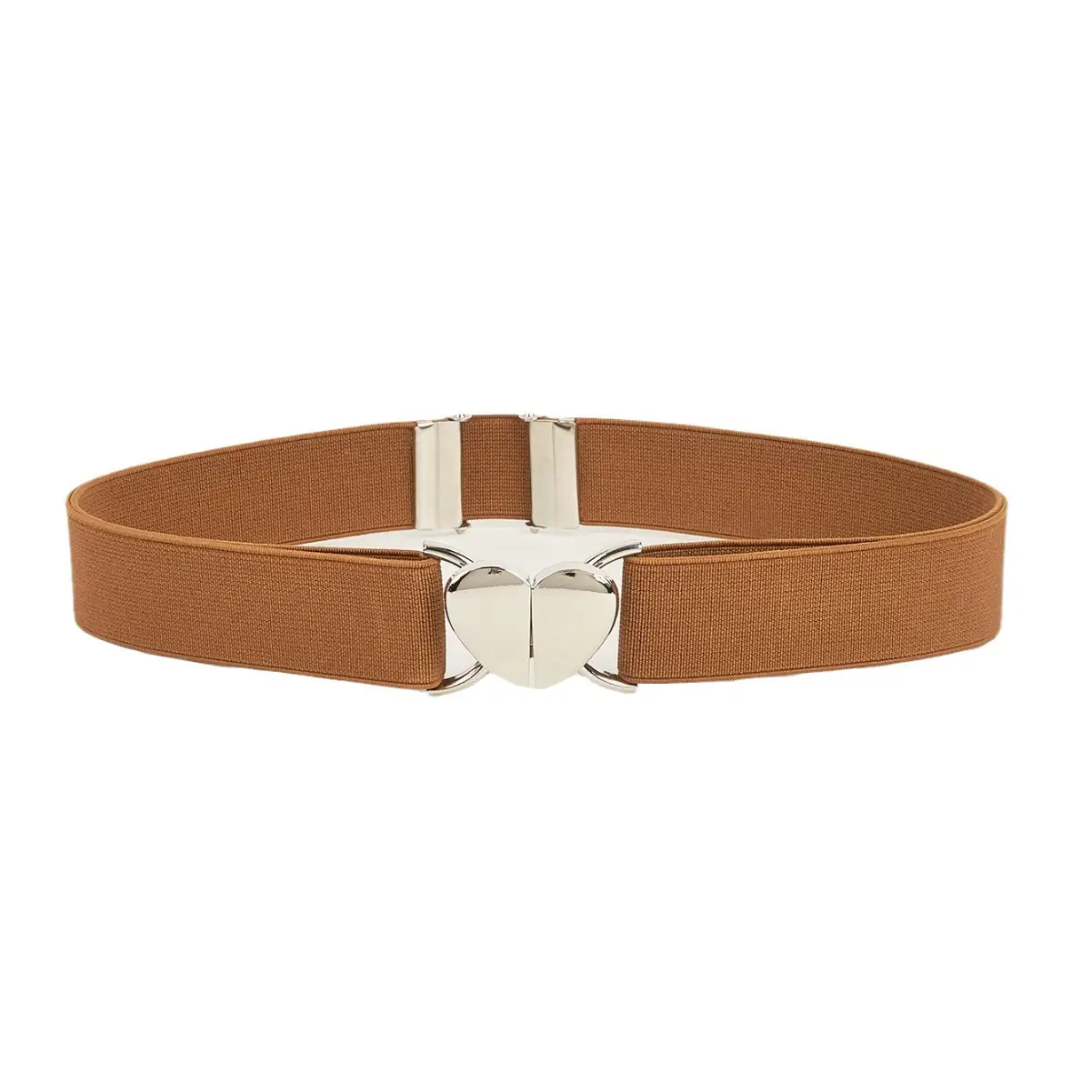 Brown Leather Belt with Silver Butterfly Charm