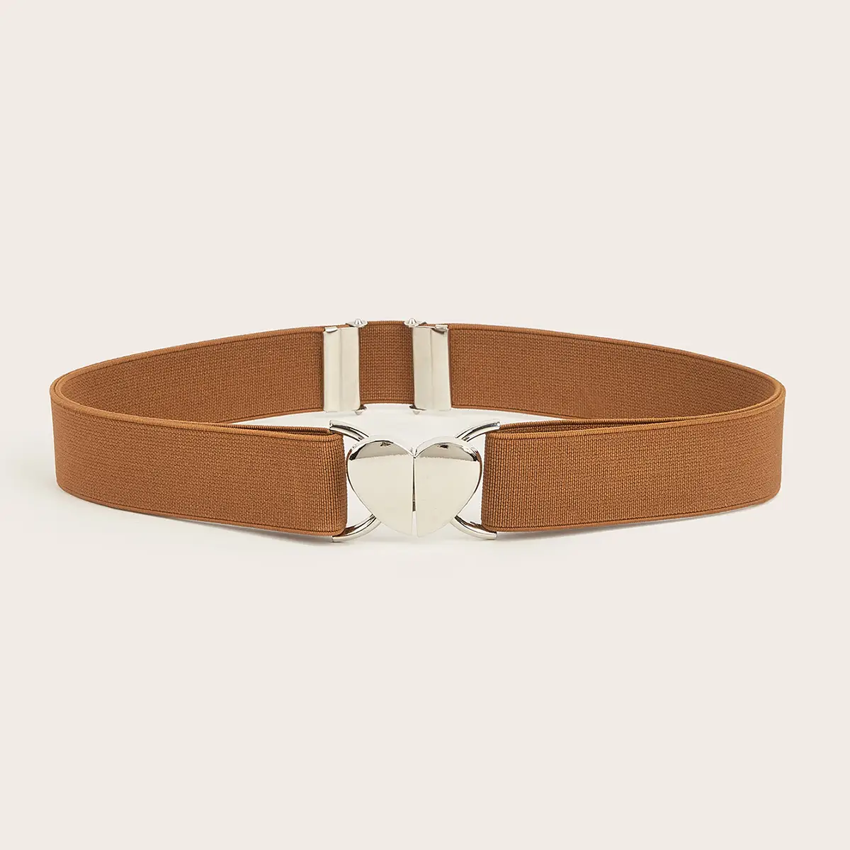 Brown Leather Belt with Silver Butterfly Charm