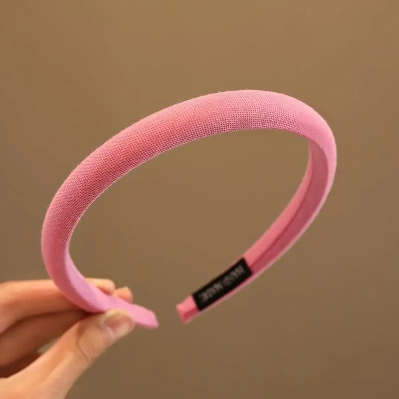 Girls Hair Hoop Pink Bow Toothed Clip - Image 20