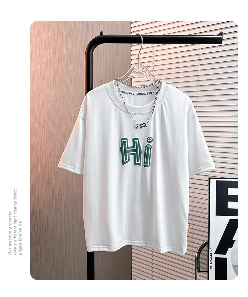 Boys Black Hi Letter Print T-Shirt 2026 — feature 12